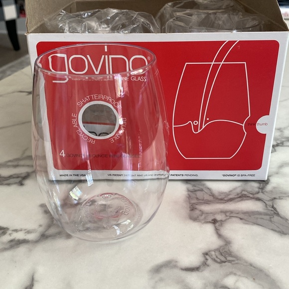 govino Go Anywhere Wine Glasses Set of 4 - Picture 2 of 6